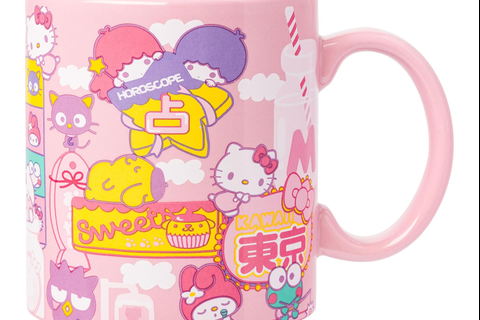 Hello Kitty and Friends Ceramic Mug (Kawaii Fun)