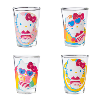 Hello Kitty Mini Glass 4-Piece Set (Pool Floatie)