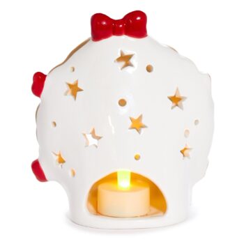 Hello Kitty Holiday Wreath Ceramic Tealight Holder