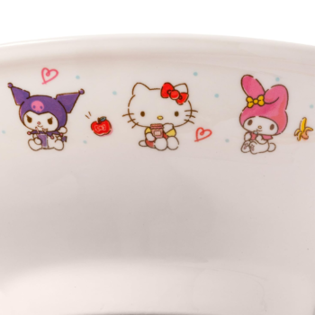 Hello Kitty and Friends Ceramic Noodle Bowl and Chopstick Set (Lunch Friends)