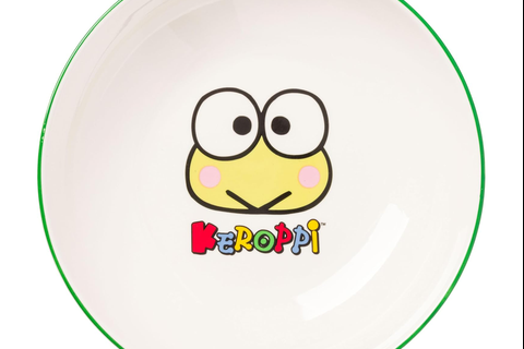 Keroppi Ceramic Dinner Bowl (Snacktime)