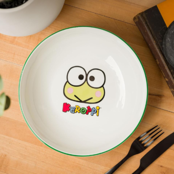 Keroppi Ceramic Dinner Bowl (Snacktime)