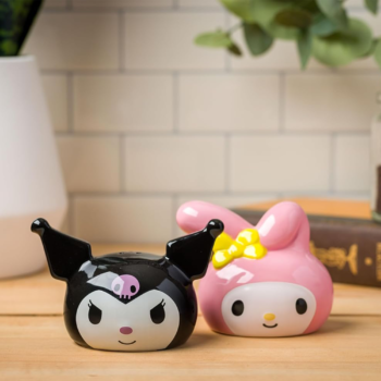 My Melody And Kuromi Sculpted Ceramic Salt and Pepper Set