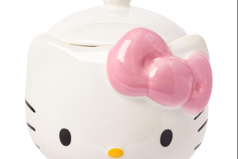 Hello Kitty Pink Bow Ceramic Storage Jar