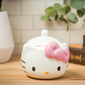 Hello Kitty Pink Bow Ceramic Storage Jar