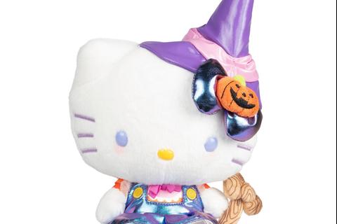 Hello Kitty 8" Halloween Witch Plush