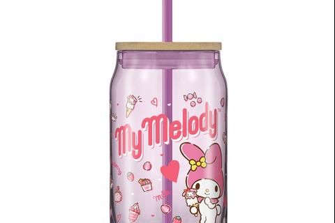 My Melody Favorite Flavor Lidded Glass Tumbler