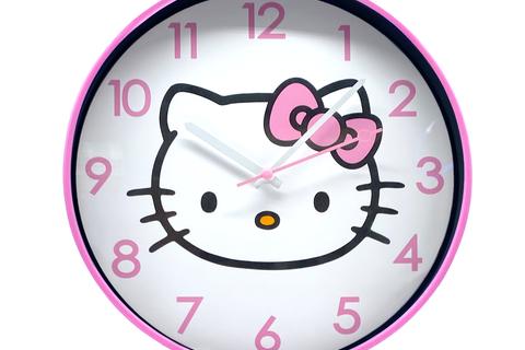 Hello Kitty Pink Classic Wall Clock