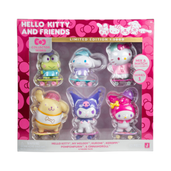 Hello Kitty and Friends 4" Ultra-Premier 6-Pc Figure Set