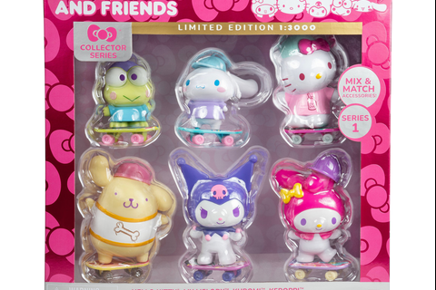 Hello Kitty and Friends 4" Ultra-Premier 6-Pc Figure Set