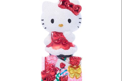 Hello Kitty x Christopher Radko Handmade Glass Ornament (Happy Holidays)