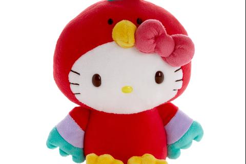 Hello Kitty Parrot 7" Plush (Tropical Animal Series)