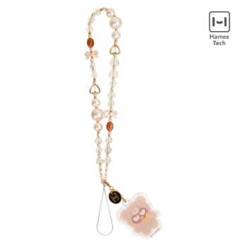 Badtz-maru Latte Bear Beaded Charm Mobile Phone Wrist Strap