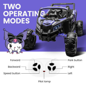 Kuromi x Kool Karz Adventure UTV Ride On