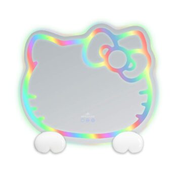 Hello Kitty x Impressions Vanity RGB Wall Mirror 2.0 W/ Bluetooth Speakers and Specialty Base