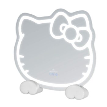 Hello Kitty x Impressions Vanity RGB Wall Mirror 2.0 W/ Bluetooth Speakers and Specialty Base