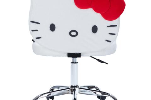 Hello Kitty x Impressions Vanity Teddy Fur Swivel Chair