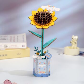 Cinnamoroll Sunflower 3D Wooden Puzzle