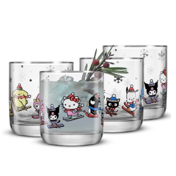 Hello Kitty and Friends Winter Wonderland Short Glasses