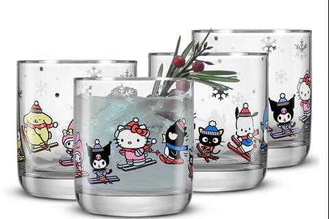 Hello Kitty and Friends Winter Wonderland Short Glasses