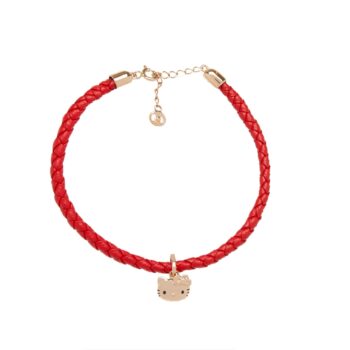 Hello Kitty x Chow Tai Fook Classic 18K Gold Red Bracelet