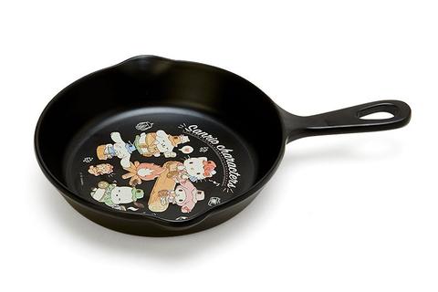 Sanrio Characters Melamine Skillet Plate (Cute Camp Series)