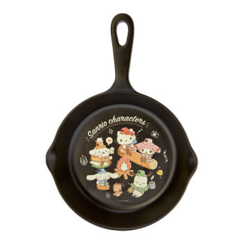 Sanrio Characters Melamine Skillet Plate (Cute Camp Series)