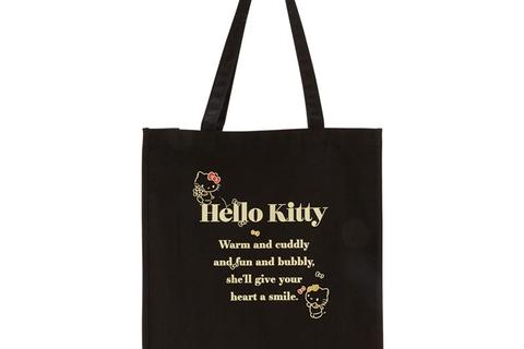 Hello Kitty Canvas Easy Tote Bag (Black)