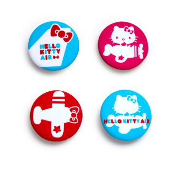 Hello Kitty Friends Around The World Tour Button Set