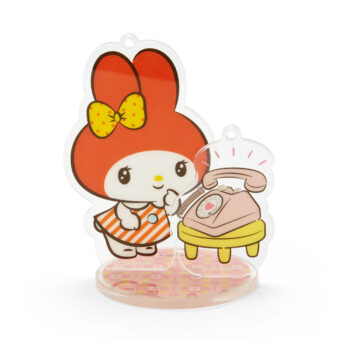 My Melody Acrylic Keychain and Stand (Retro Room Series)