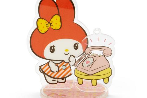 My Melody Acrylic Keychain and Stand (Retro Room Series)